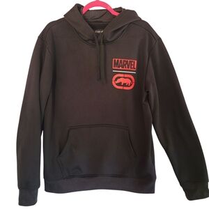 Infinity Marvel X Black Ecko Spiderman Hoodie with Red Logo Size M